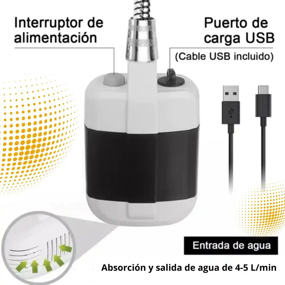 DUCHA PORTATIL RECARBLE