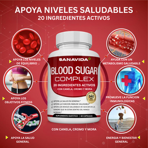 Suplemento Blood Sugar Complex 60 CAP