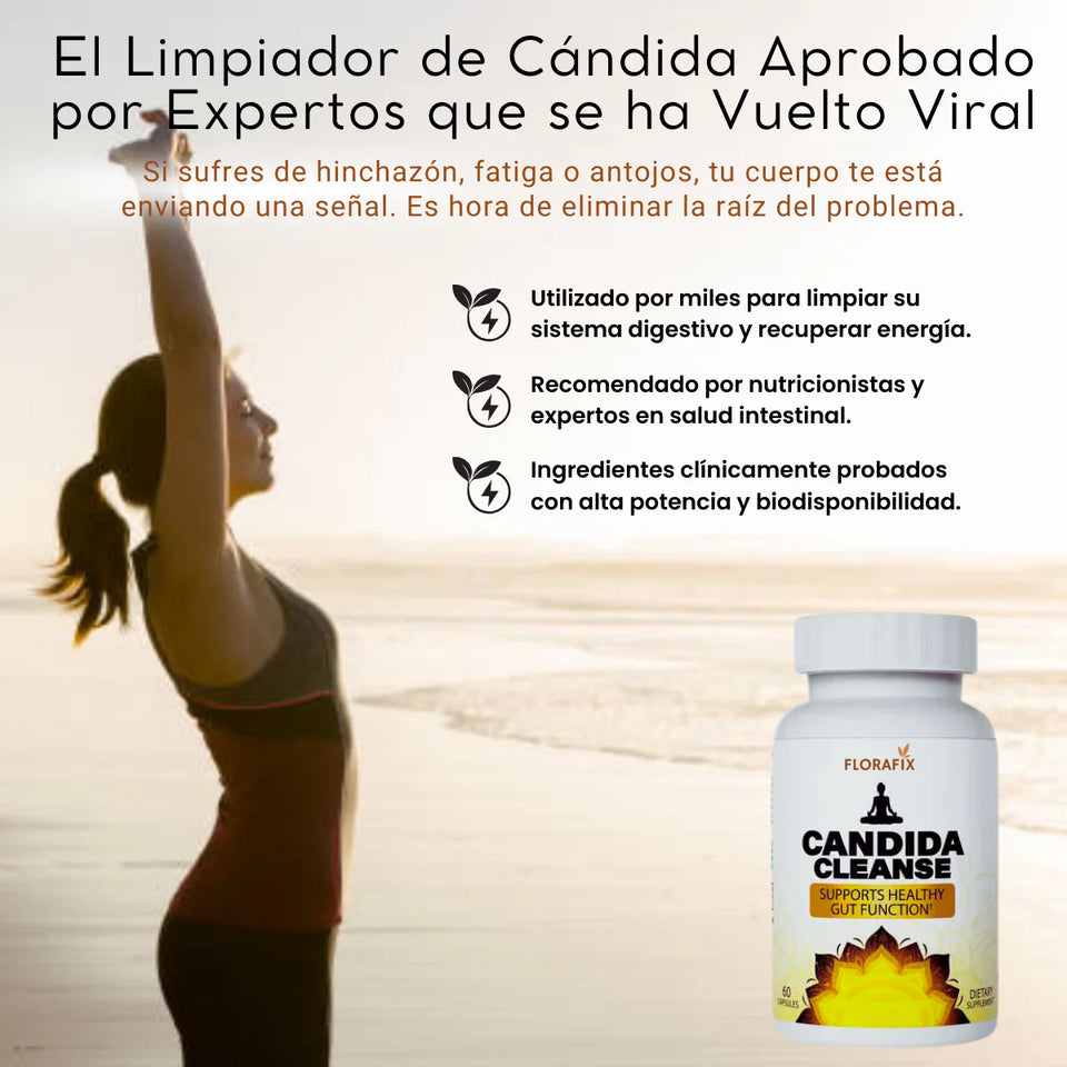 Candida Cleanse® – Elimina Antojos, Reduce la Hinchazón y Fatiga
