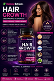 Hair Growth Advanced – Biotina 10,000 mcg + Colágeno para Cabello, Piel y Uñas
