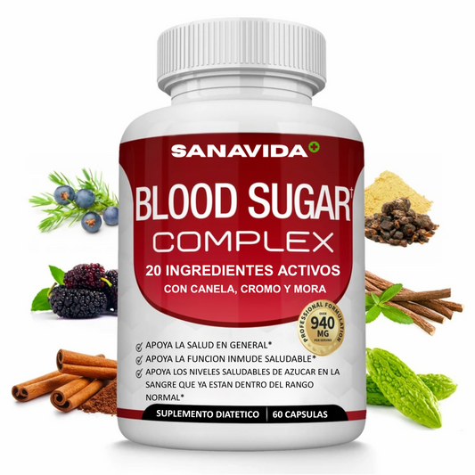 Suplemento Blood Sugar Complex 60 CAP