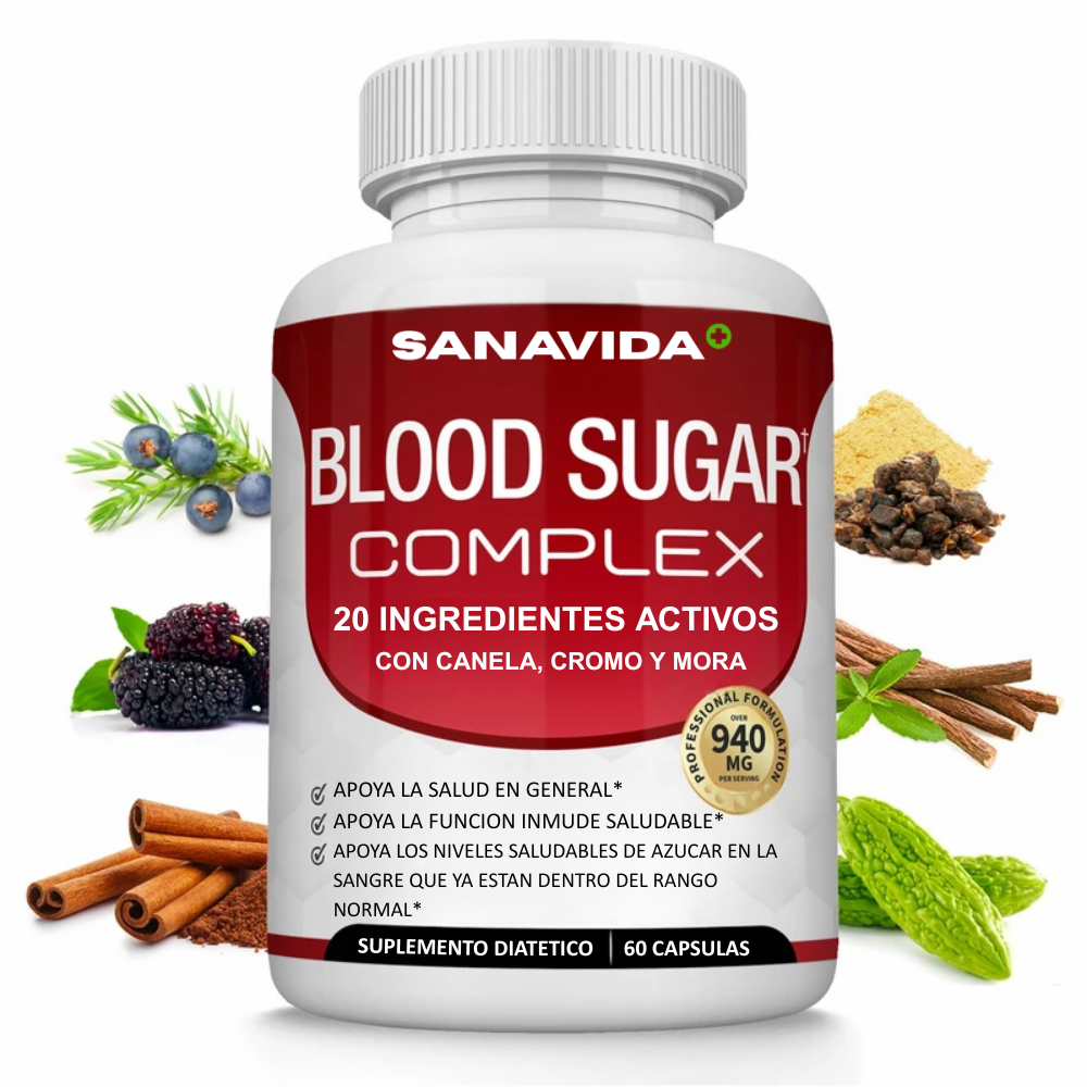 Suplemento Blood Sugar Complex 60 CAP