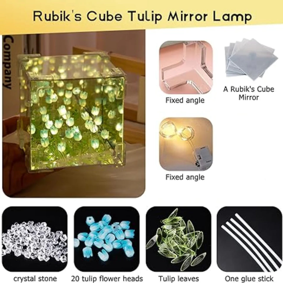 CUBO DE TULIPANES