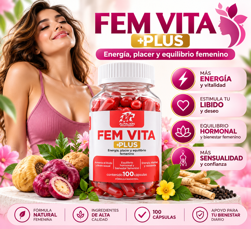 🌸 FEM VITA – Equilibrio femenino desde adentro