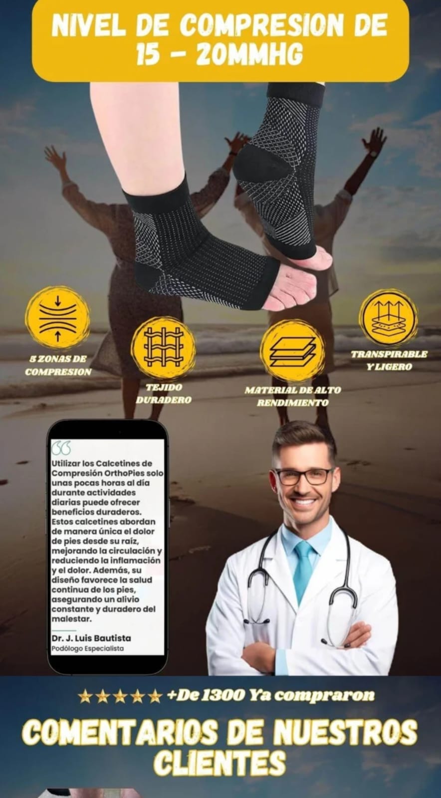 MEDIAS DE COMPRESION (TOBILLERAS)