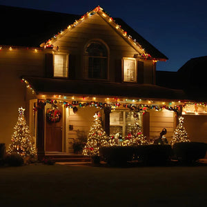 LUCES NAVIDEÑAS CON PANEL SOLAR