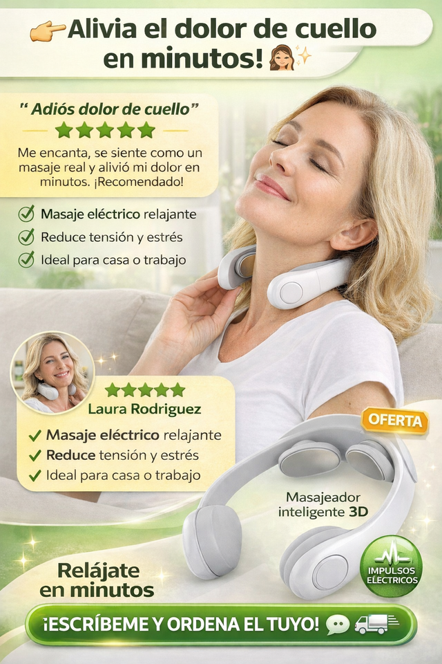 Masajeador Cervical - Spa en Casa