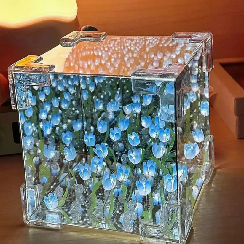CUBO DE TULIPANES