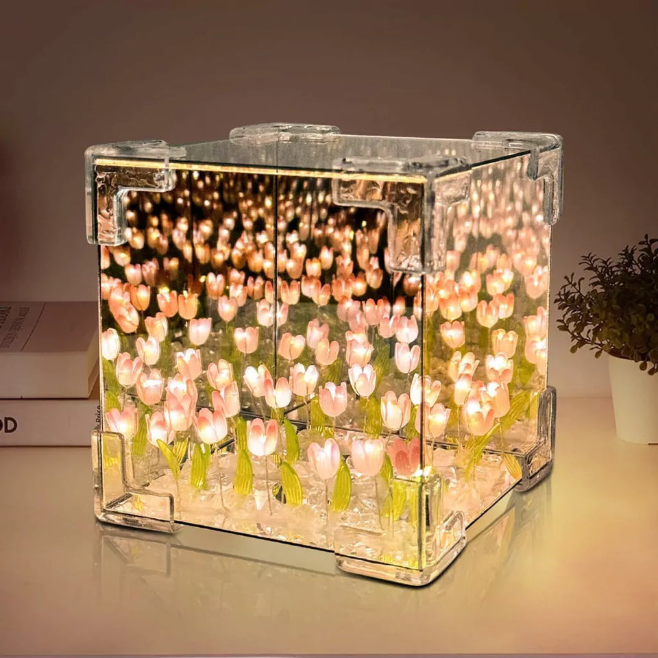CUBO DE TULIPANES